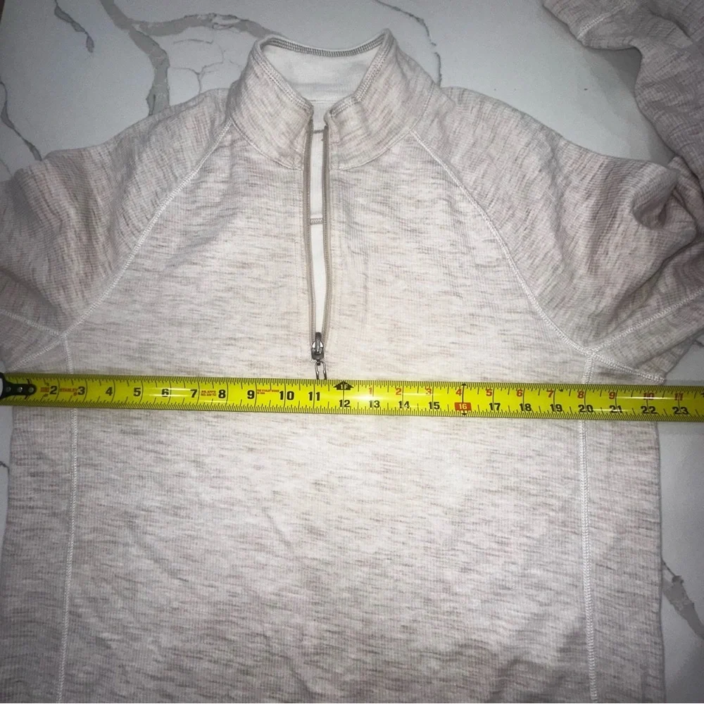 Tommy Bahama Flipshore Reversible 1/4 Zip Pullover Sweatshirt Oatmeal L